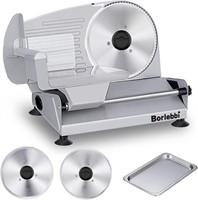 Meat Slicer, 200W Electric Food Slicer with Two R