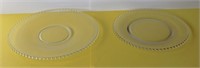 Candlewick Platters 17" & 15"