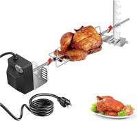 Rotisserie Grill Kit, Automatic Rotating BBQ, UL