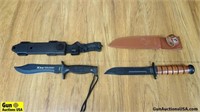 United, USMC Knives. Excellent Condition. Lot of 2