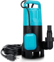 BOMGIE 1.3HP 5280GPH Sump Pump with Automatic Flo