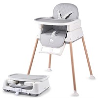 3 in 1 Baby High Chair, Bellababy Adjustable Conv