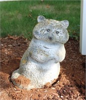 Concrete Racoon 17" Tall