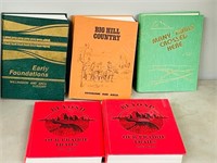 5 books - Pioneer, homestead history records