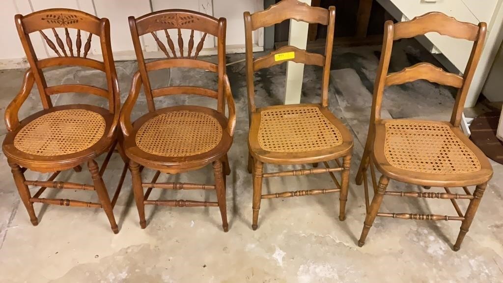 Antique sitting chairs