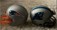 2 new gumball machine football helmets panthers &
