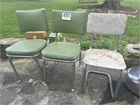 3 Chrome Chairs