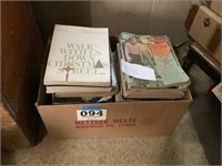 Box of Large Montgomery Ward  Catalogs