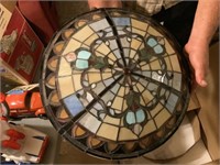 Plastic  “Stained Glass Style” Ceiling Light