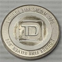 TD 1oz  Silver Coin