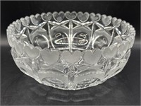 Lead crystal Frosted sweet hearts Bowl