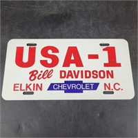 Bill Davidson Chevrolet Elkin Liscense Plate
