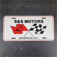 S&S Motors Boonville NC Liscense Plate