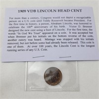1909 VDB Lincoln Head Cent