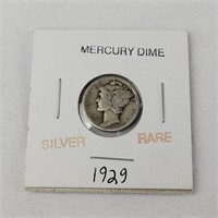 1929 Mercury Dime