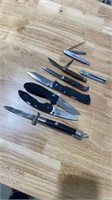 Miscellaneous pocket knives lot of 8