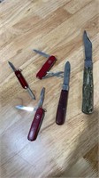 Five random knives