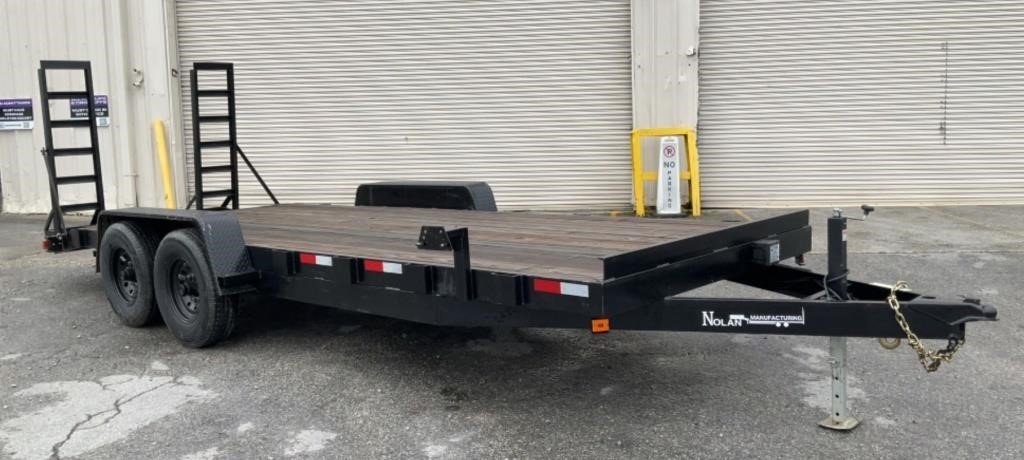 2022 Nolan 20’ Equipment Trailer w/ Dove Tail