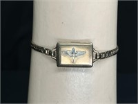 WWII Airforce Flyer Sweetheart Locket Bracelet