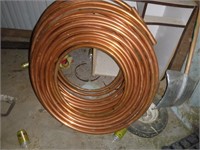 2 100 ft rolls of 1 inch copper tubing