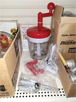 MIXER PLUS MIXING/CHOPPER MACHINE W/ATTACHMENTS