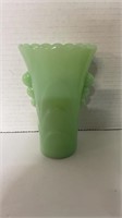 Vintage Jadeite Vase 5.5" High