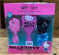 Wet Hello Kitty Detangling Accessory Bundle, New