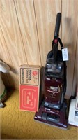 Hoover wind tunnel vacuum with cleaning tools