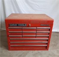 Gray Tools Storage Chest. Matches to Lot 3001