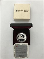 1986 Proof Canada 50% Silver $1 Dollar coin in