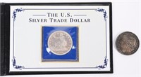 1878-S SILVER DOLLAR & 1880-O MORGAN DOLLAR