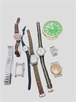 Vintage Watches and Clock. Includes Benrus