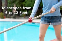 ProTuff Products Pool Pole, Telescopic 12ft