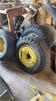 (4) Tires with wheel weights