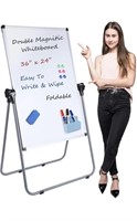 UIFER
STAND WHITE BOARD 
36X24IN 
ONE SIDE IS