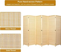 Salfanre Bamboo Room Dividers and Folding -6 Panel