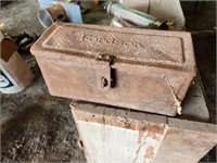 Fordson small toolbox with tools