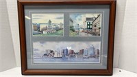 Jin Rong Chen Hand Signed Prints Halifax NS, Frame