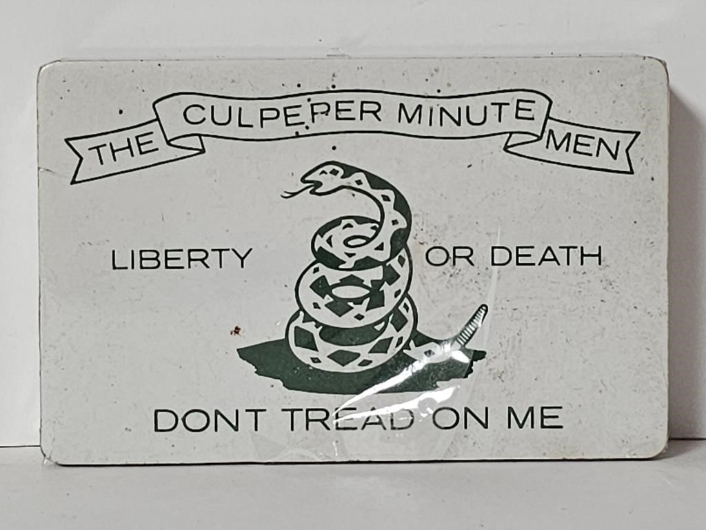 VTG CULPEPPER MINUTE MAN PLAYING CARDS-UNOPENED