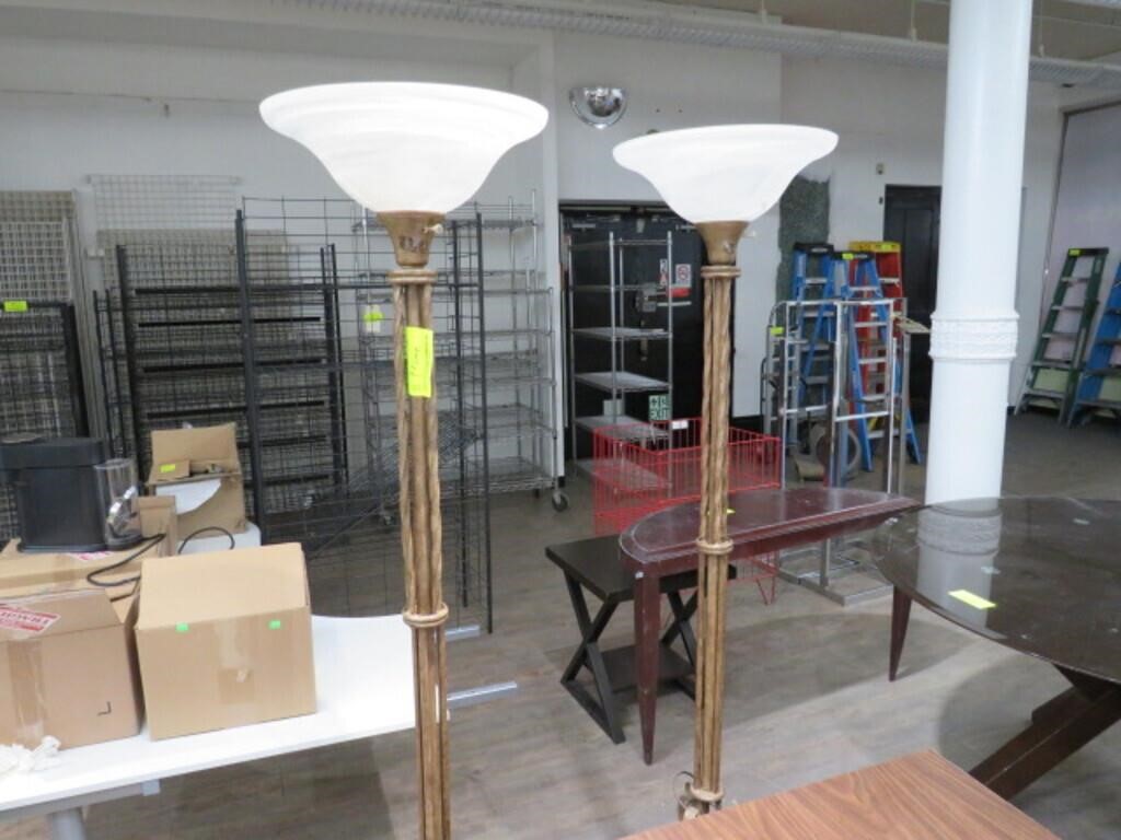 2 FLOOR LAMPS