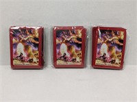 3 Charizard Pokemon TCG Card Sleeve packs