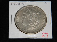 1888-0 Morgan $1 AU