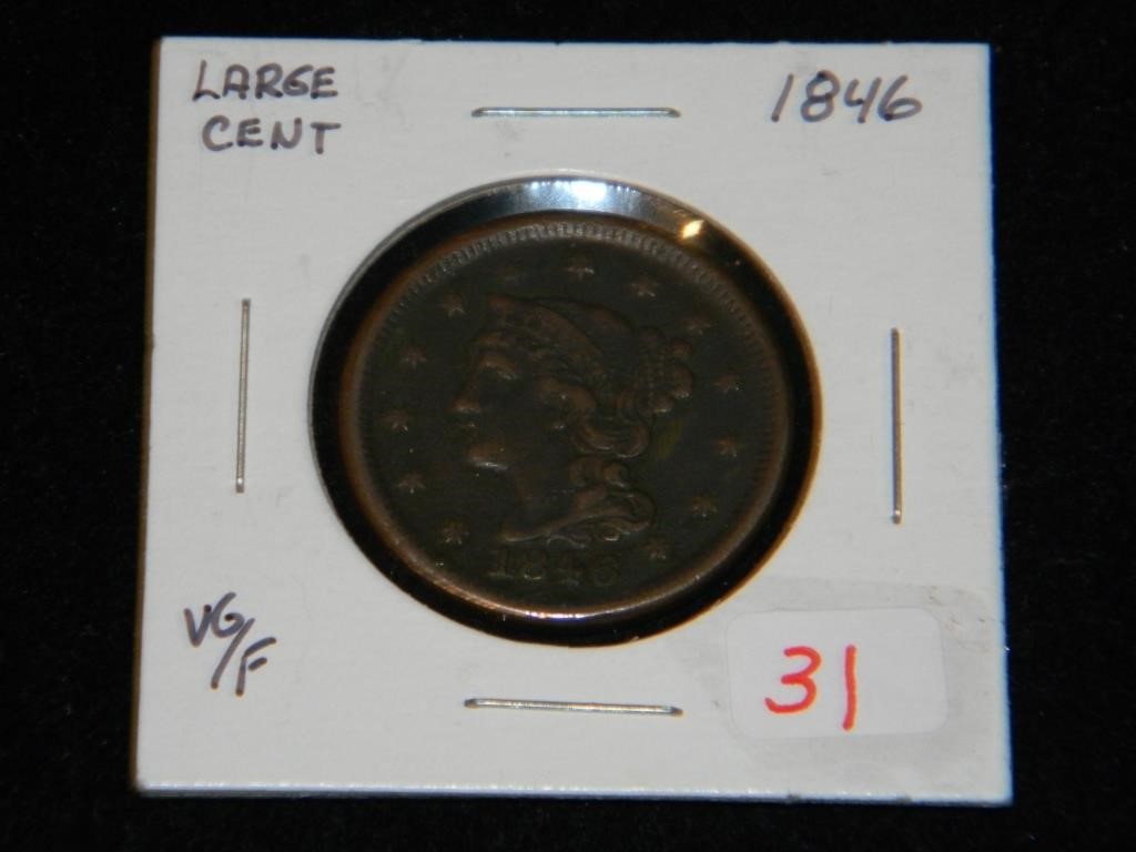 1846 Lg. Cent VG/F