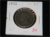 1852 Lg. Cent VF