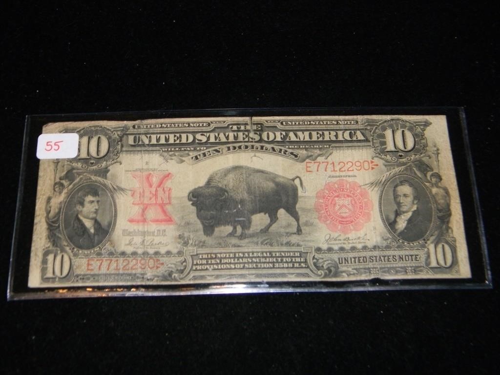 $10 Note 1901 Series Buffalo (Fine) ***
