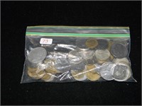 Bag (61) Foreign Coins