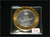 Flamingo Hilton Casino Gaming Token .999 Silver