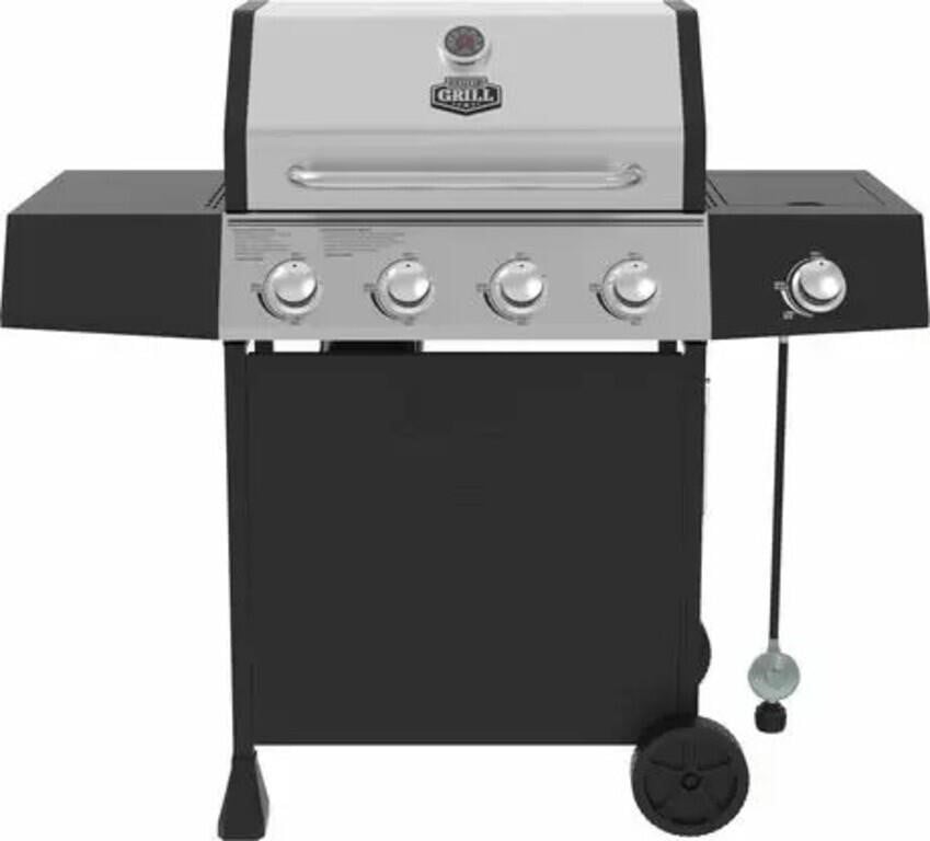 Expert Grill 4 Burner Propane Gas Grill With Side