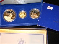 1986 Liberty 3 Coin Proof Set ***