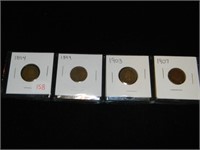 1894, 1899, 1903, 1907 Indian Cents